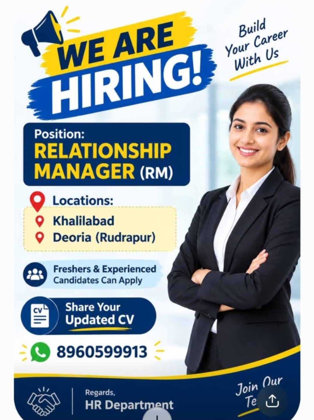 Hiring For Relationship Manager
